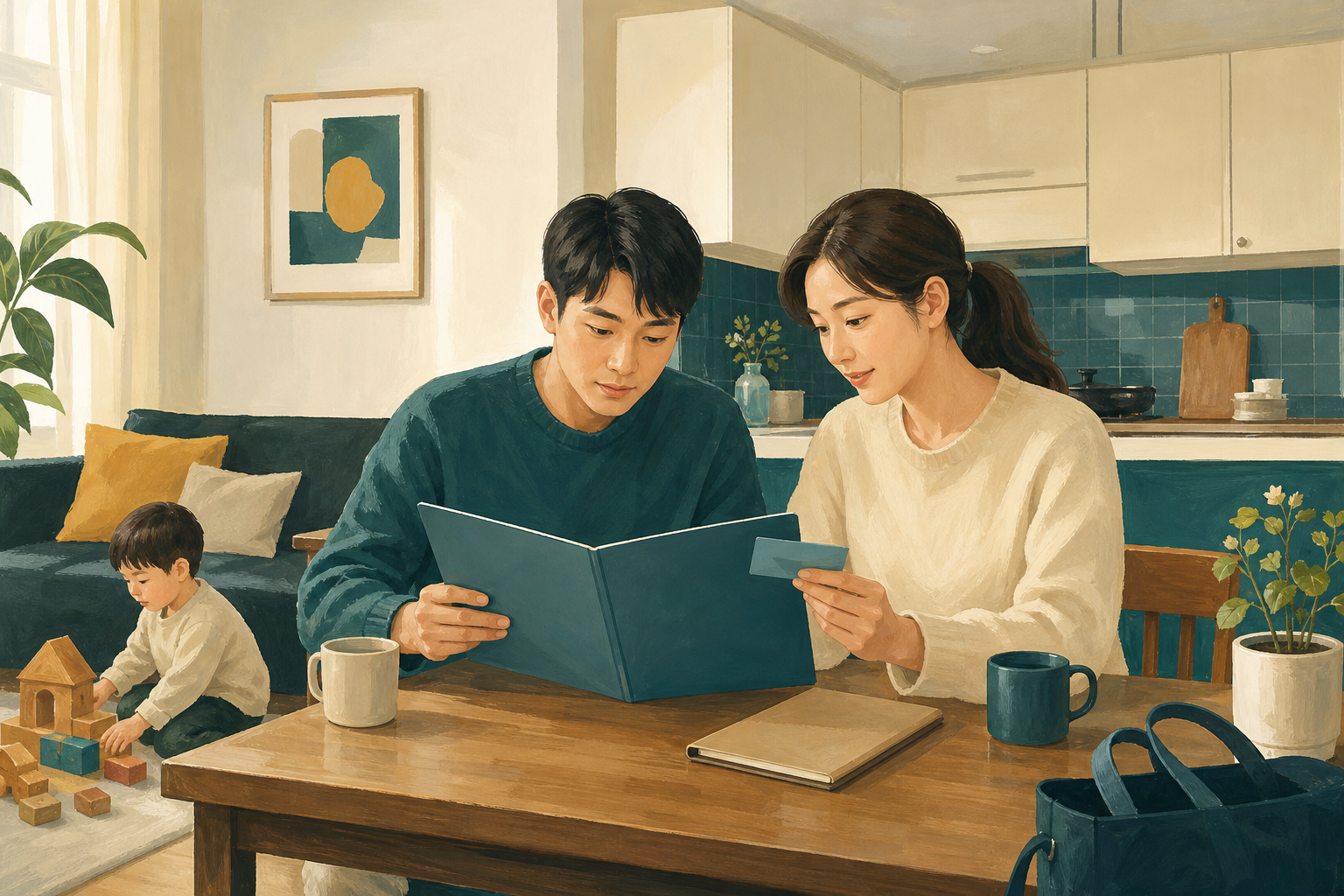주택금융공사 월세자금보증: 은행 방문 전 자격·서류 확인 가이드 관련 일러스트
