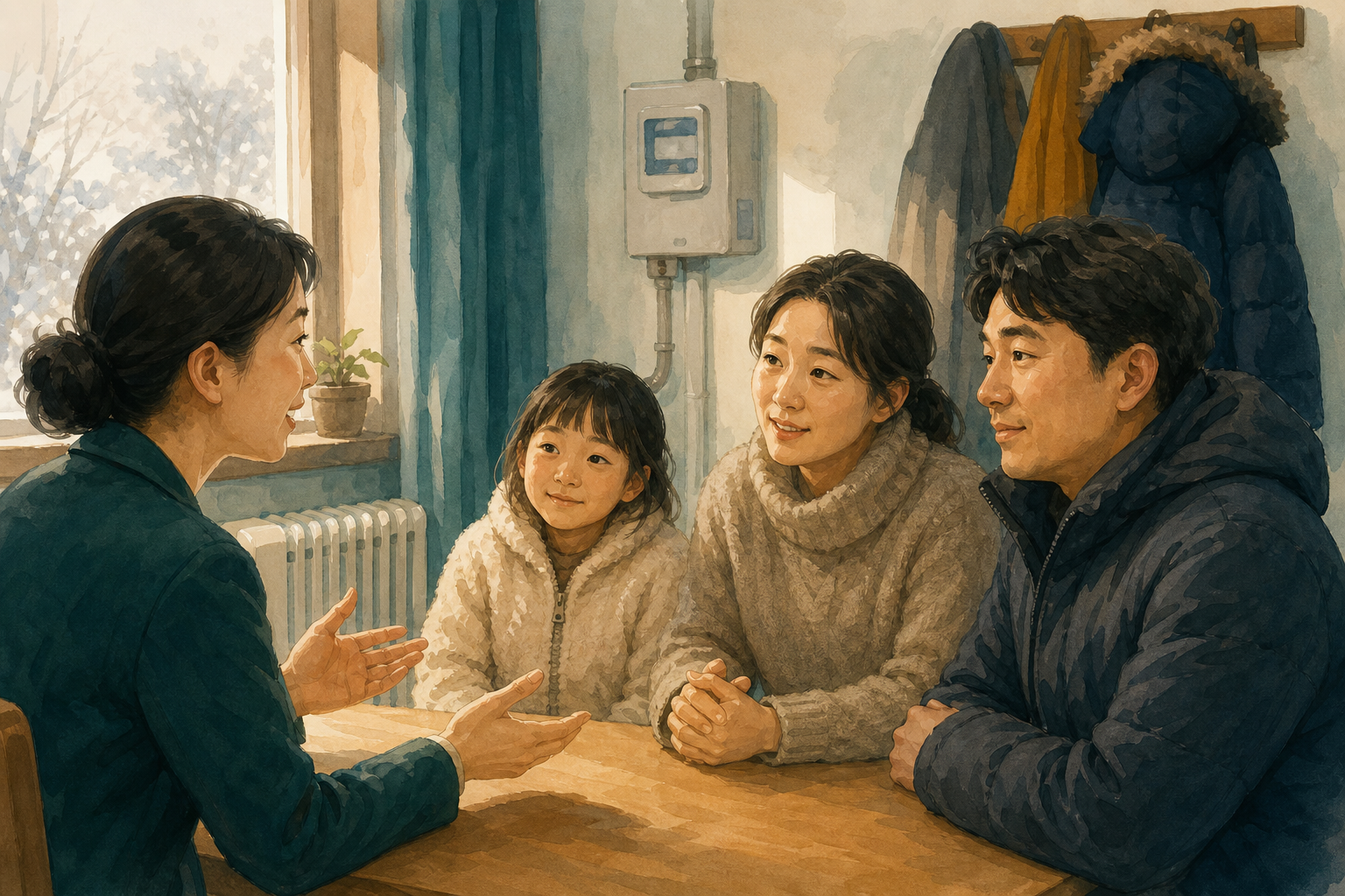긴급복지 연료비·전기요금 지원, 대상·금액·방문신청 안내 관련 일러스트