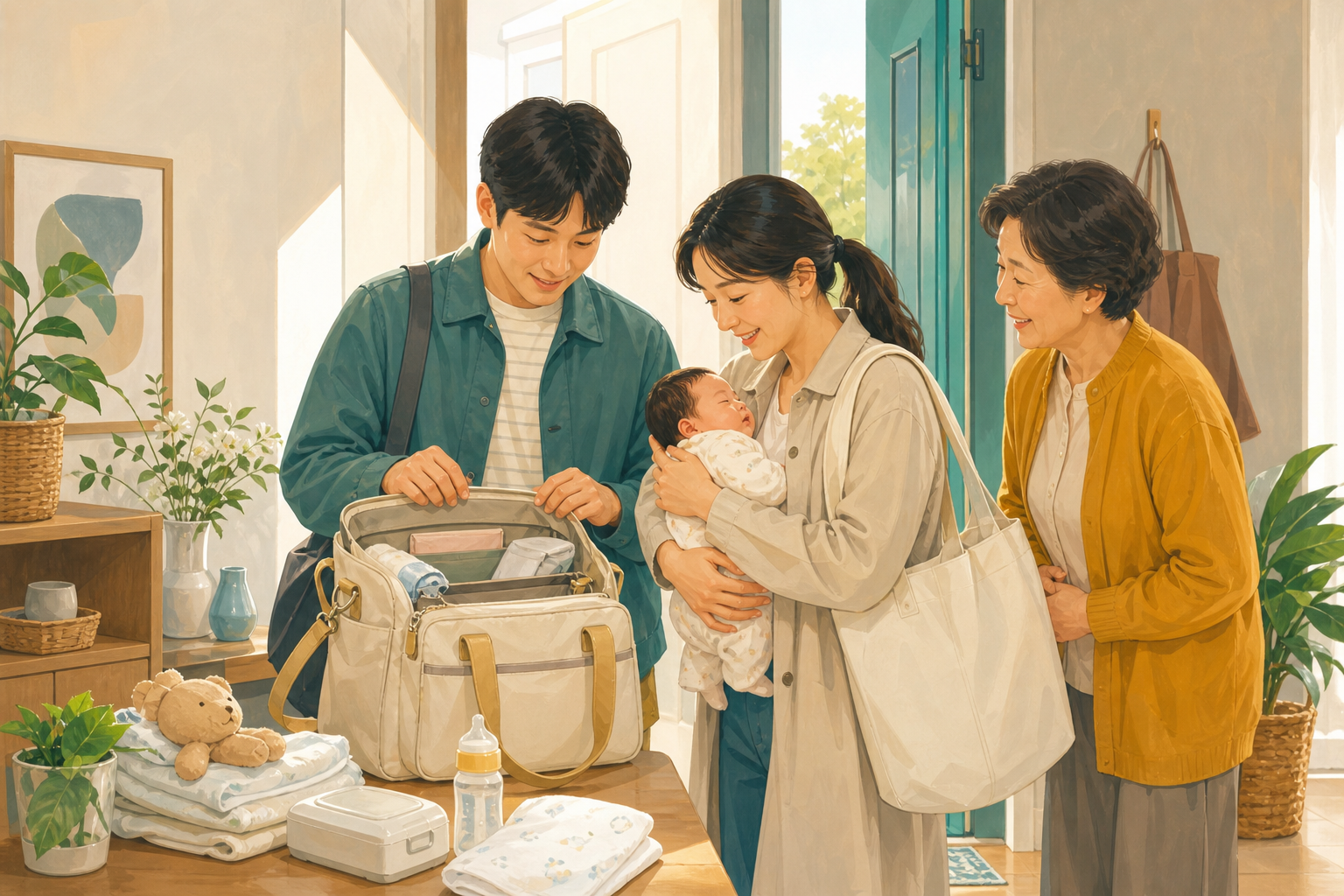 행복출산 원스톱 서비스 신청 대상·절차·필요 서류 | 신청 전 확인할 핵심 안내 관련 일러스트