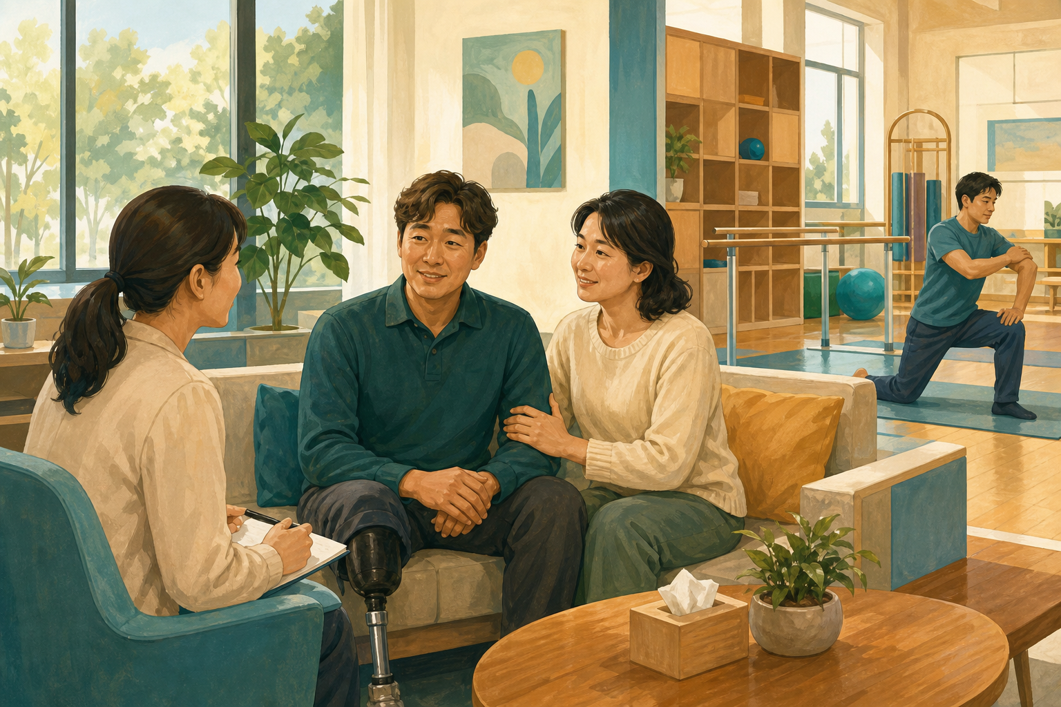 산재근로자 사회심리재활지원 대상과 신청 방법 | 신청 전 확인할 핵심 안내 관련 일러스트