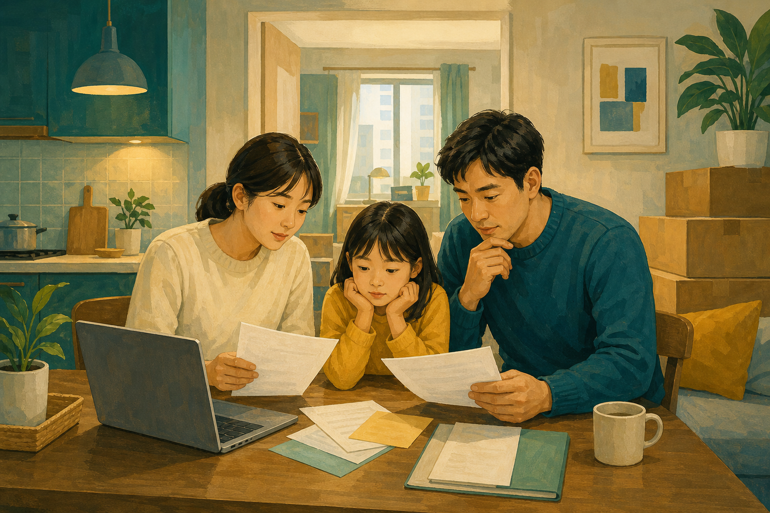주거급여 신청 대상과 지원금액, 필요서류 및 신청방법 | 신청 전 확인할 핵심 안내 관련 일러스트