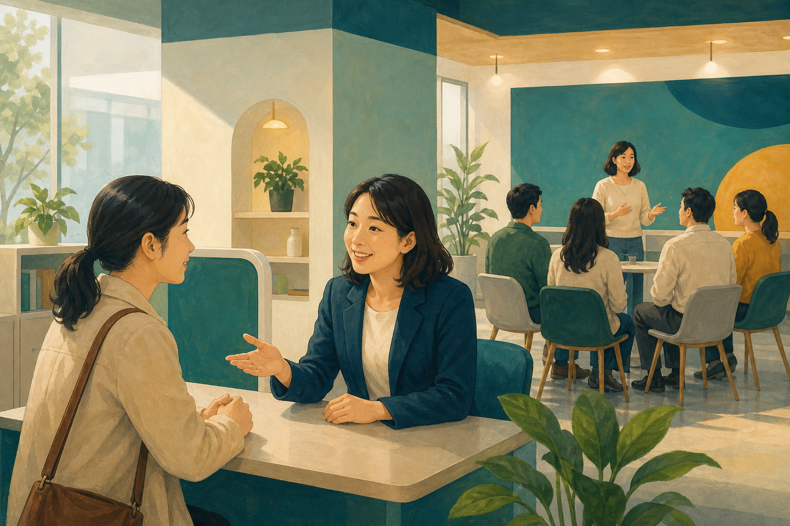 구직자 취업역량강화 프로그램 신청 대상과 절차 | 신청 전 확인할 핵심 안내 관련 일러스트