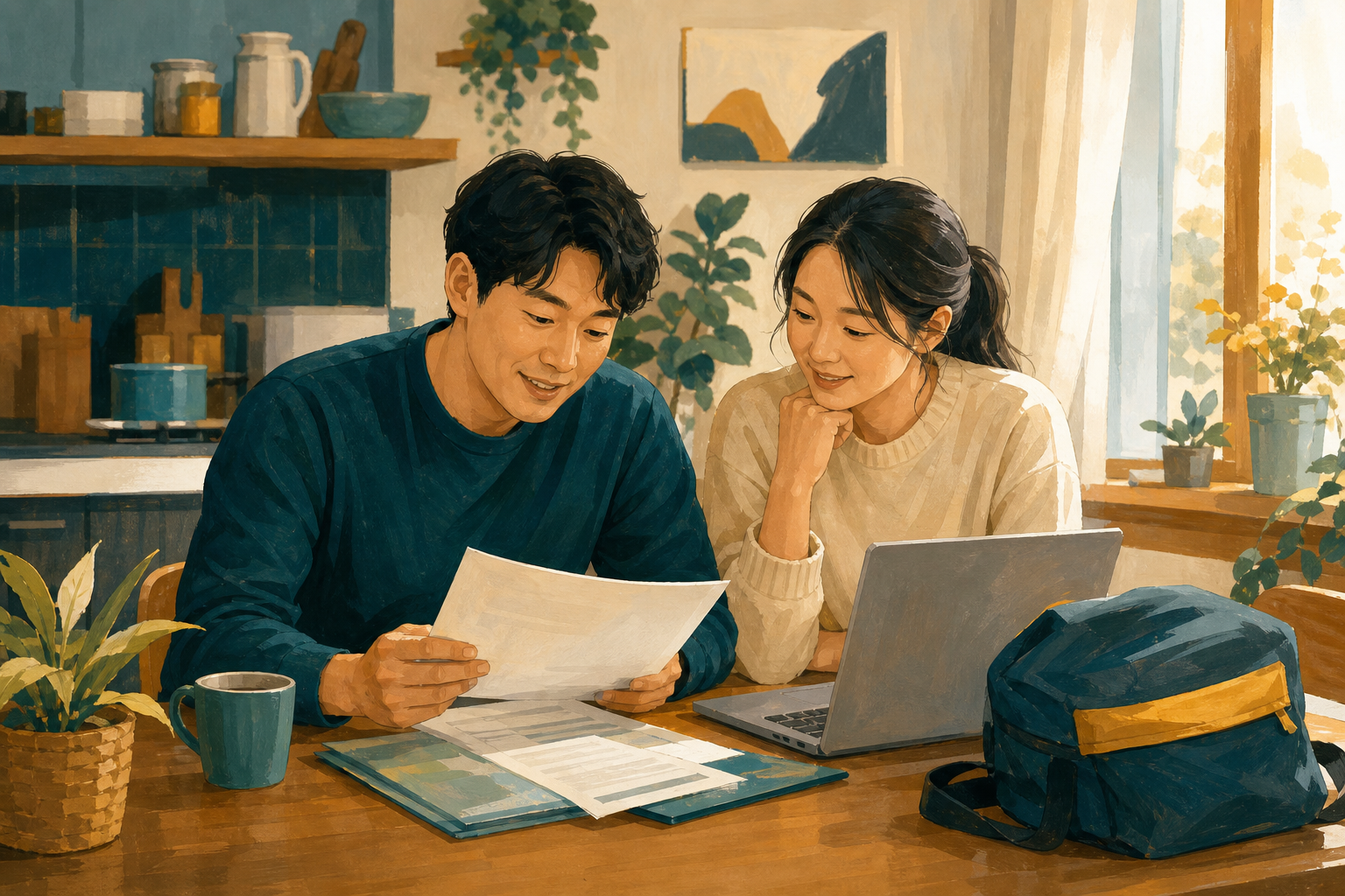 직업훈련 생계비대부사업 대상자·한도·신청 방법 | 신청 전 확인할 핵심 안내 관련 일러스트